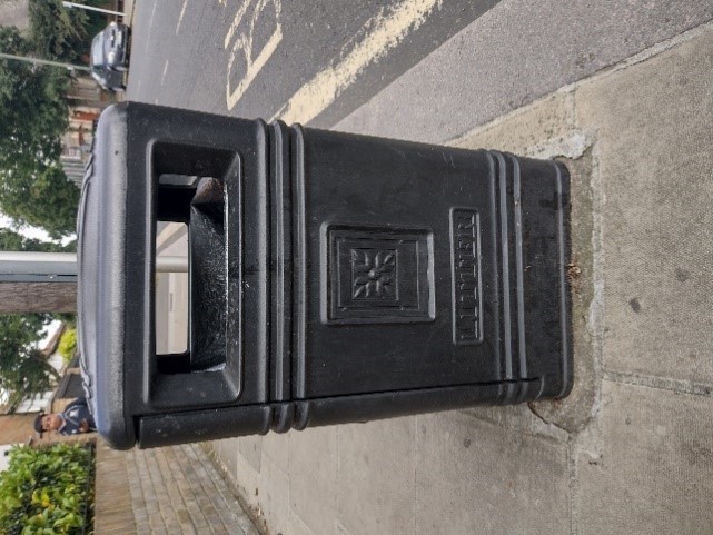 Figure 99 Bin on Waldegrave Road