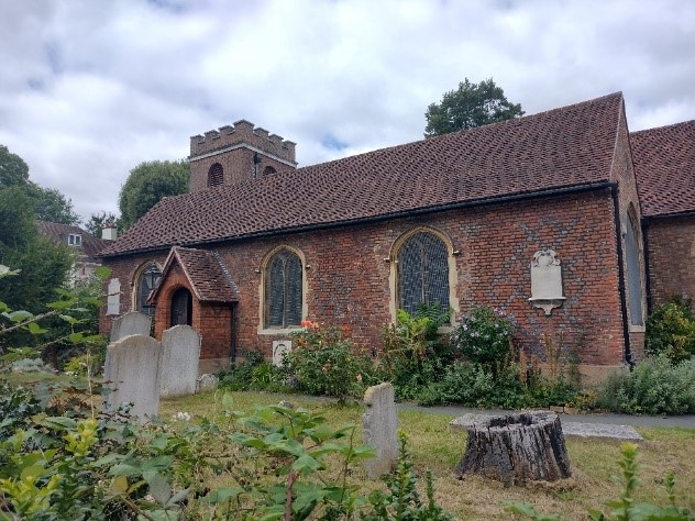 Figure 29 View of St Mary with St Alban from the graveyard