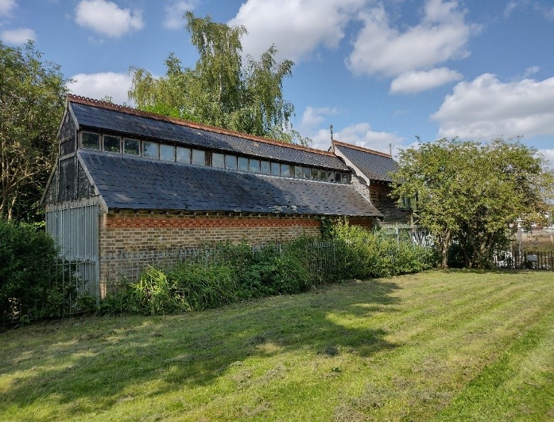 Figure 100 Old boathouse in Manor Road Recreation Ground