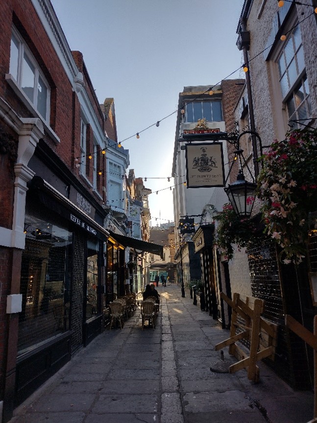 Figure 32 Golden Court looking towards George Street