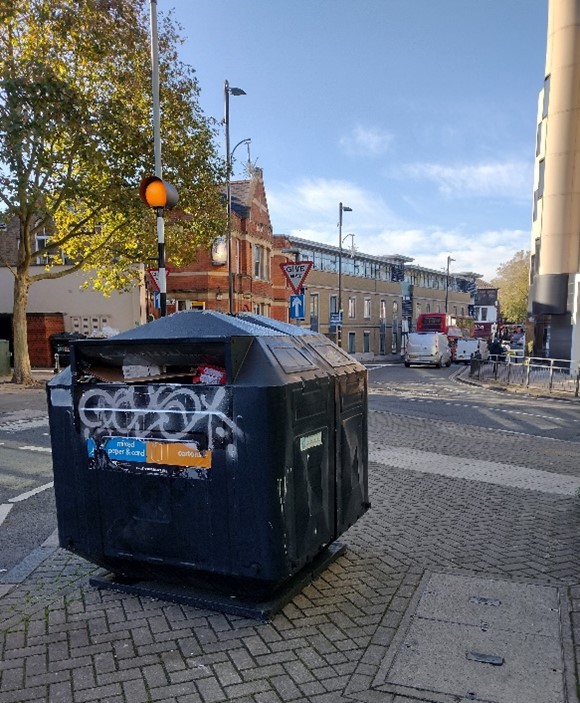 Figure 92 Recycling facility, corner of Paradise Road and Eton Street