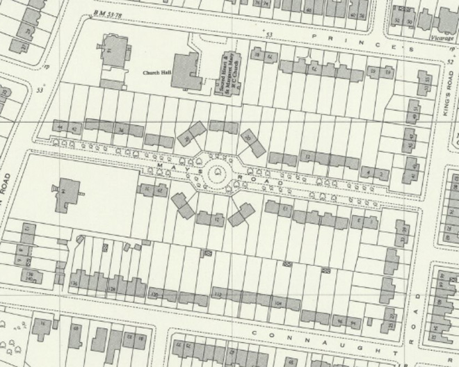 Figure 12 1960s OS map