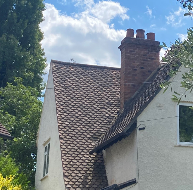 Figure 26 Beavertail tiles at 21 Mays Road