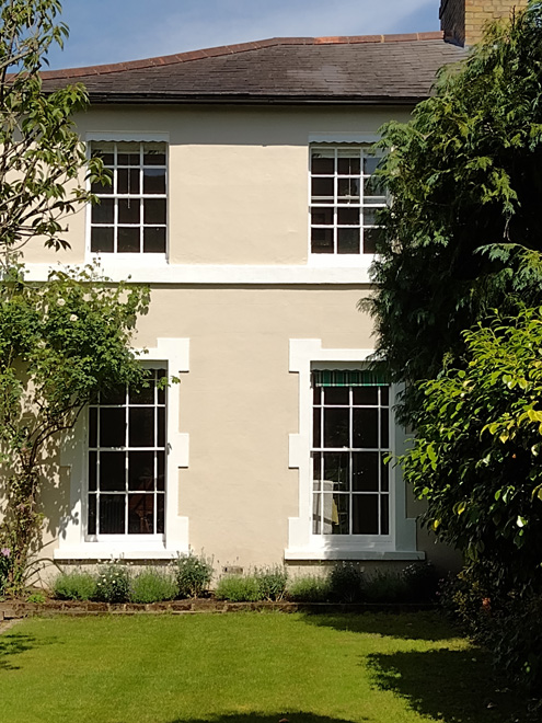 Figure 28: Walling and window surrounds with window awning box