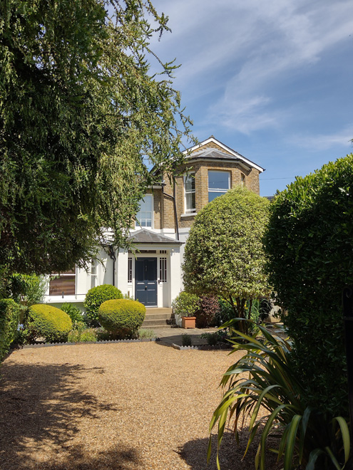 Figure 19: 18 Trafalgar Road, with prominent two-storey gabled extension. The majority of the front garden has been given over to hardstanding