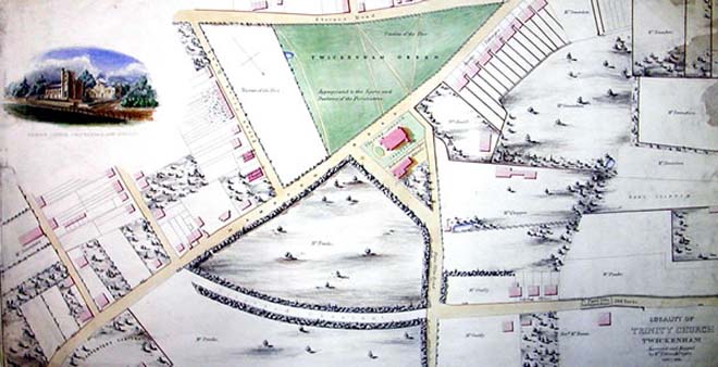 Figure 4: 'Locality of Trinity Church Twickenham' (1849)