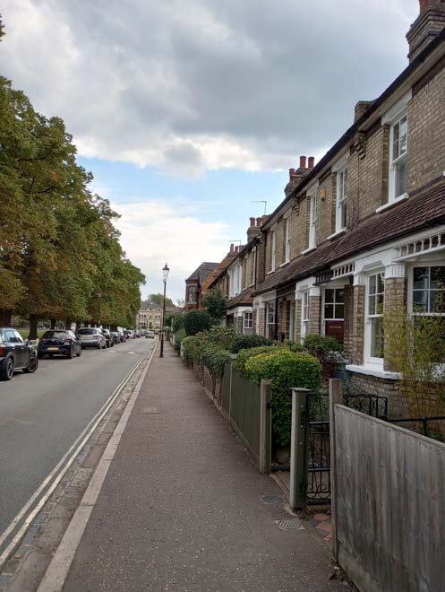 Figure 19: View looking south along First Cross Road