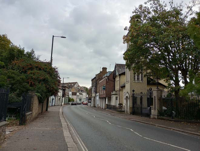 Figure 85: View looking east along Thames Street