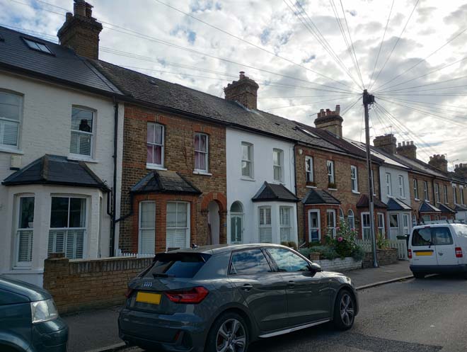 Figure 107: Houses on the east side of Avenue Road