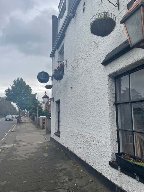 Fig. 71 Example of roughcast render, Henry VIII Cottage