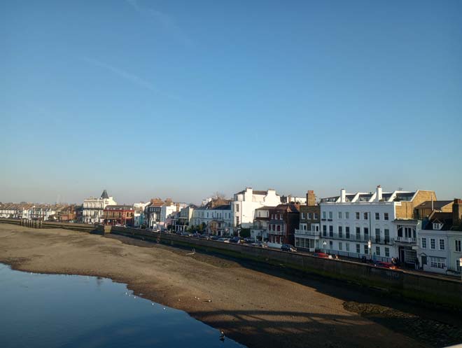 Figure 43: View of the Terrace from Barnes Bridge