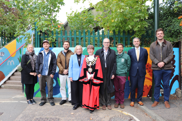 New life bestowed on North Richmond footbridge with colourful mural