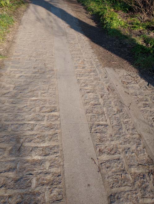 Figure 53: Paving on the riverside