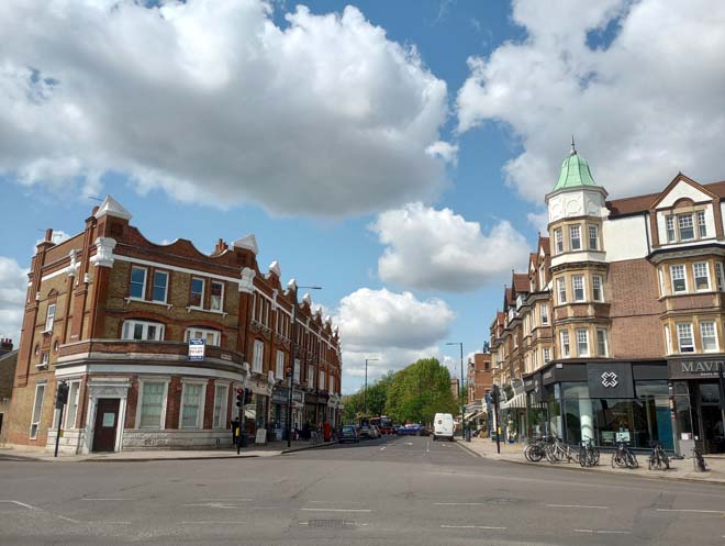 Figure 112: View looking west down Church Road