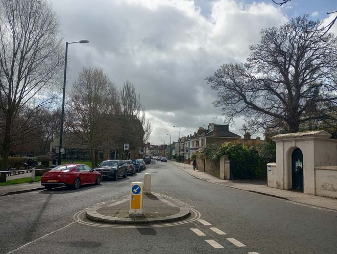 Figure 113: View looking south down Station Road