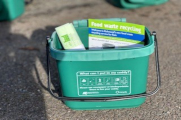 Free food waste caddy liners now available at local libraries